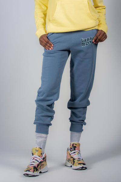 Blue Pigment Dyed Joggers