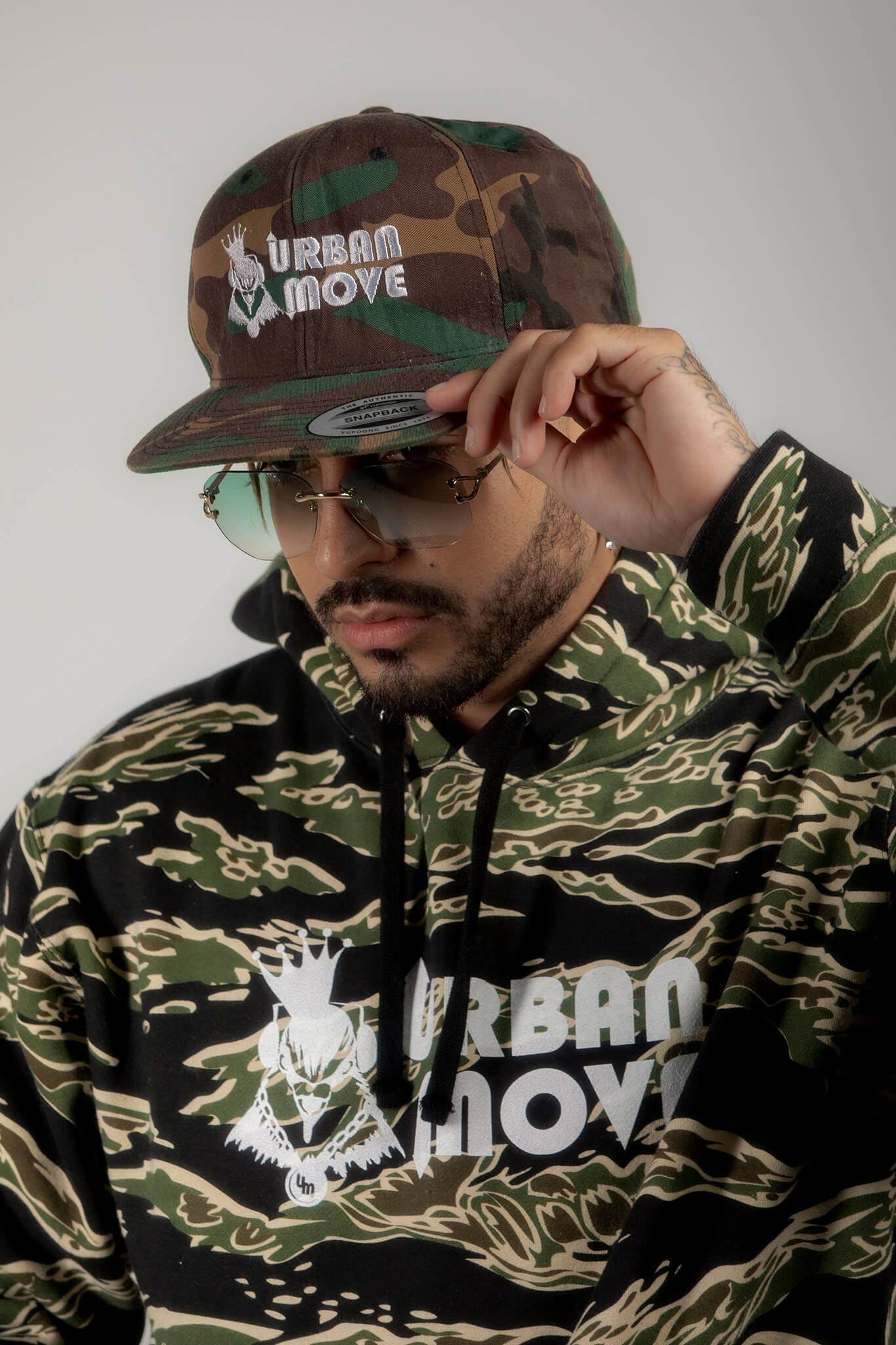 GREEN BERET Camo Snapback