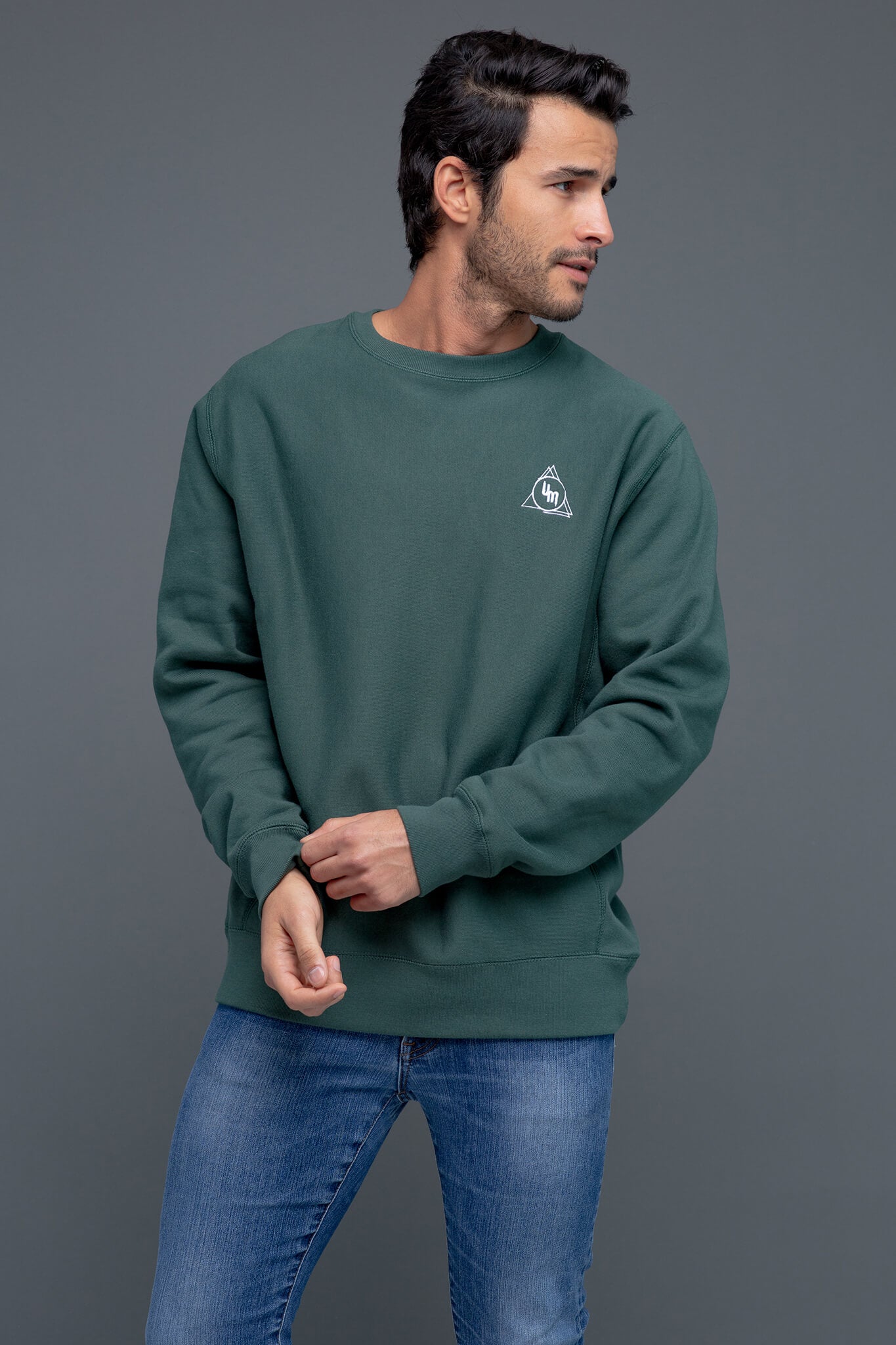 GAINER Heavyweight GRN Crewneck